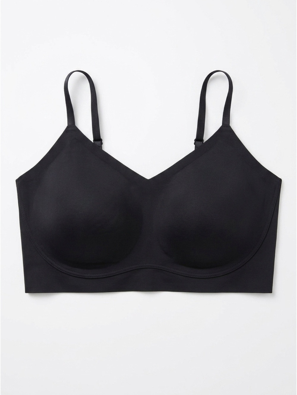 True & Co. Black Wireless Full Cup Bra XL